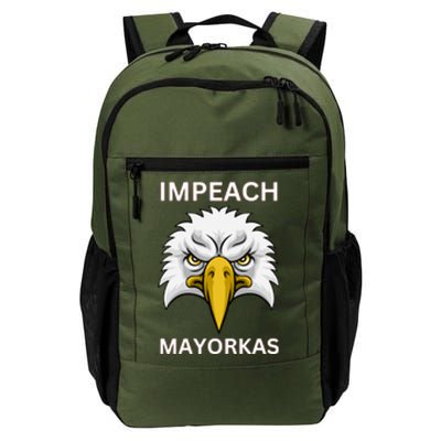 Texas Border Crisis Impeach Mayorkas Daily Commute Backpack