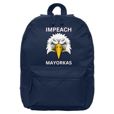 Texas Border Crisis Impeach Mayorkas 16 in Basic Backpack