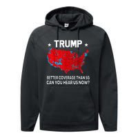 Trump Better Coverage Than 5g Can You Hear Us Now Performance Fleece Hoodie