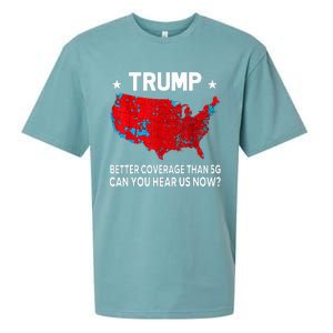 Trump Better Coverage Than 5g Can You Hear Us Now Sueded Cloud Jersey T-Shirt