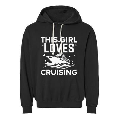 Travel Best Cruising Cruise Ship Lover Cruise Garment-Dyed Fleece Hoodie