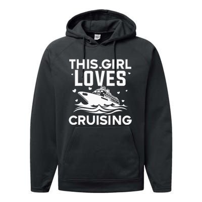 Travel Best Cruising Cruise Ship Lover Cruise Performance Fleece Hoodie