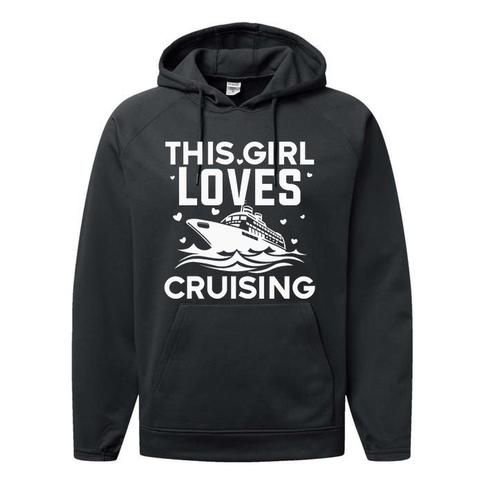 Travel Best Cruising Cruise Ship Lover Cruise Performance Fleece Hoodie