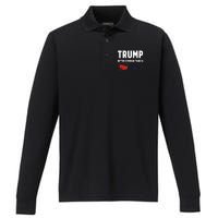 Trump Better Coverage Politics Funny Performance Long Sleeve Polo