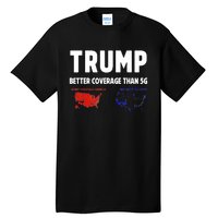 Trump Better Coverage Politics Funny Tall T-Shirt