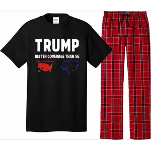 Trump Better Coverage Politics Funny Pajama Set