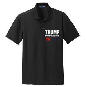 Trump Better Coverage Politics Funny Dry Zone Grid Polo