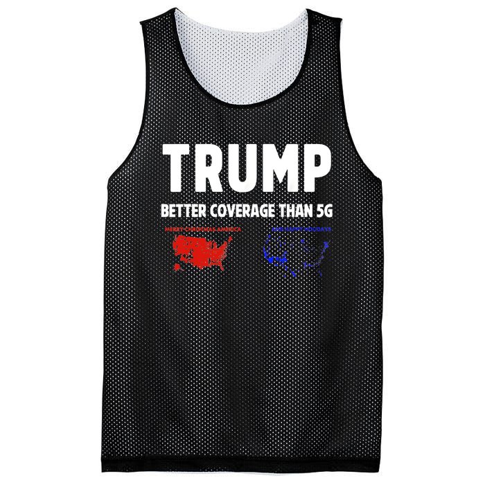 Trump Better Coverage Politics Funny Mesh Reversible Basketball Jersey Tank