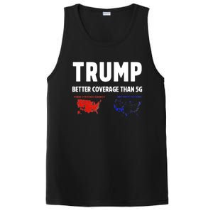 Trump Better Coverage Politics Funny PosiCharge Competitor Tank