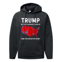 Trump Better Coverage Than 5g Can You Hear Us Now Retro Performance Fleece Hoodie