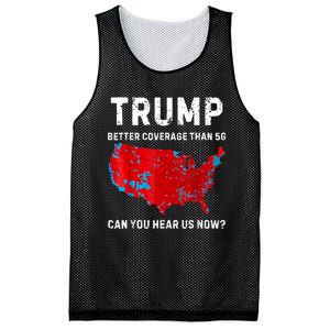 Trump Better Coverage Than 5g Can You Hear Us Now Retro Mesh Reversible Basketball Jersey Tank