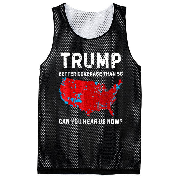 Trump Better Coverage Than 5g Can You Hear Us Now Retro Mesh Reversible Basketball Jersey Tank