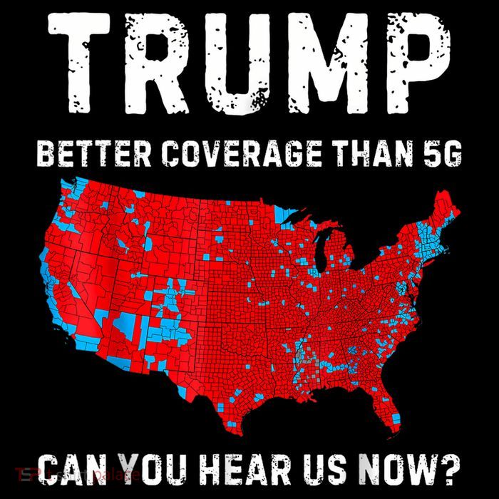 Trump Better Coverage Than 5g Can You Hear Us Now Retro Premium T-Shirt
