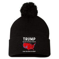 Trump Better Coverage Than 5g Can You Hear Us Now Retro Pom Pom 12in Knit Beanie