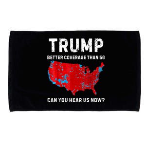 Trump Better Coverage Than 5g Can You Hear Us Now Retro Microfiber Hand Towel