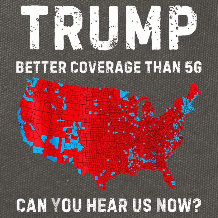 Trump Better Coverage Than 5g Can You Hear Us Now Retro Cotton Canvas Backpack