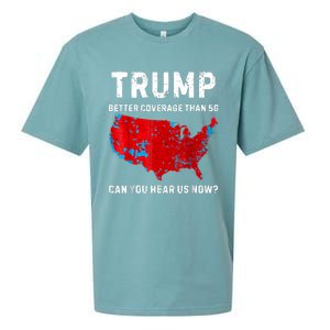 Trump Better Coverage Than 5g Can You Hear Us Now Retro Sueded Cloud Jersey T-Shirt