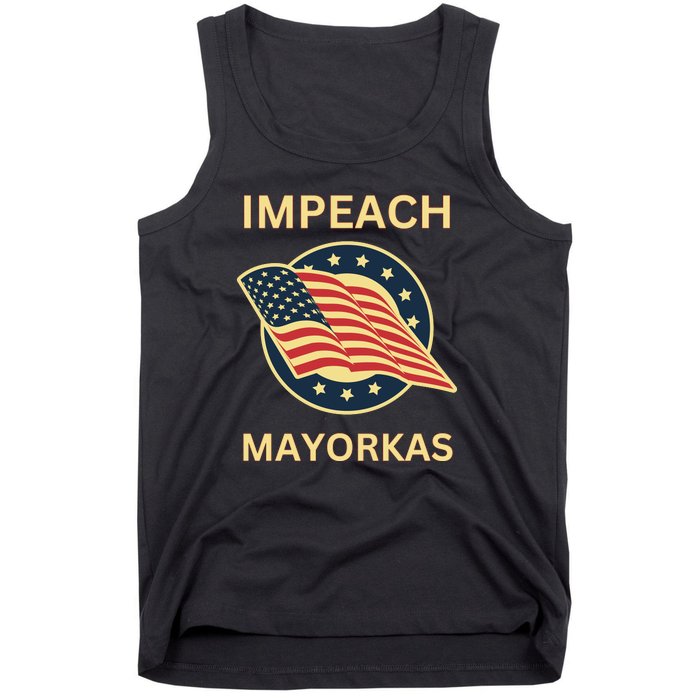 Texas Border Crisis Impeach Mayorkas Tank Top