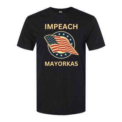 Texas Border Crisis Impeach Mayorkas Softstyle CVC T-Shirt