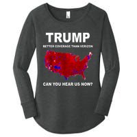 Trump Better Coverage Politics Women's Perfect Tri Tunic Long Sleeve Shirt