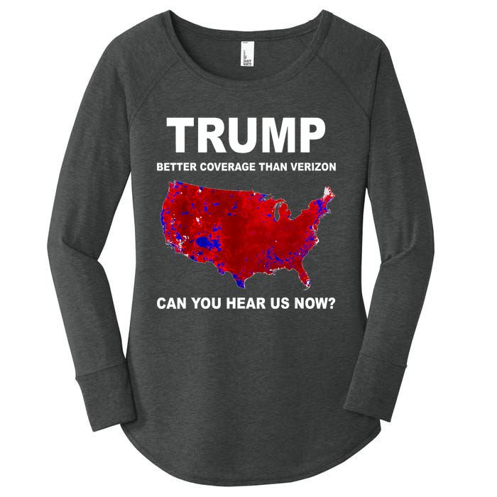 Trump Better Coverage Politics Women's Perfect Tri Tunic Long Sleeve Shirt