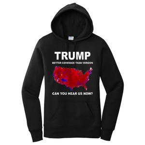 Trump Better Coverage Politics Women's Pullover Hoodie