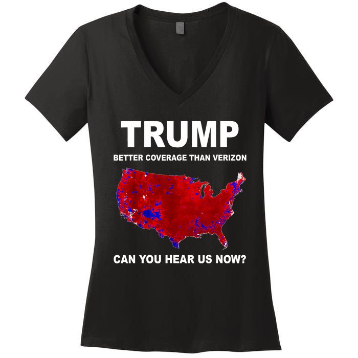 Trump Better Coverage Politics Women's V-Neck T-Shirt