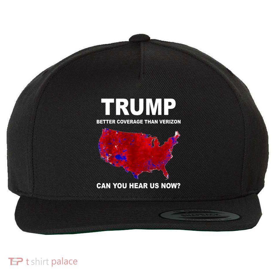 Trump Better Coverage Politics Wool Snapback Cap