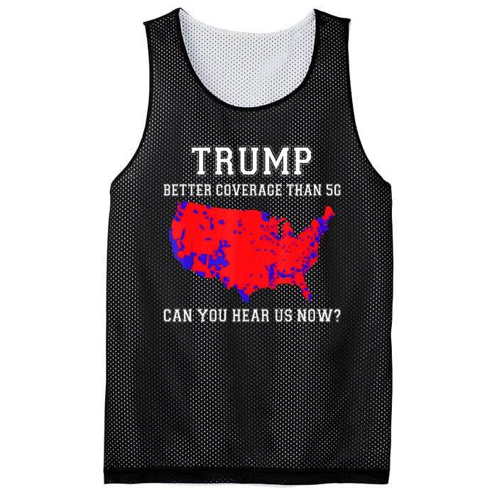 Trump Better Coverage Than 5g Can You Hear Us Now Election Map Mesh Reversible Basketball Jersey Tank