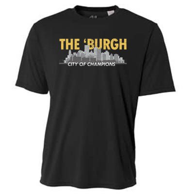 The Burgh City of Champions Retro Pittsburgh Cooling Performance Crew T-Shirt