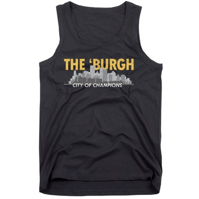 The Burgh City of Champions Retro Pittsburgh Tank Top