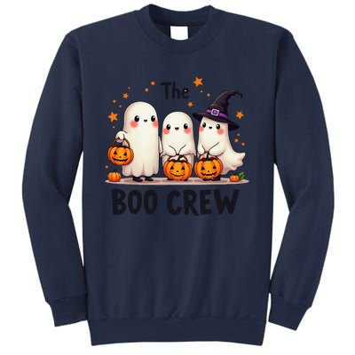 The Boo Crew Funny Family Ghosts Halloween Sweatshirt