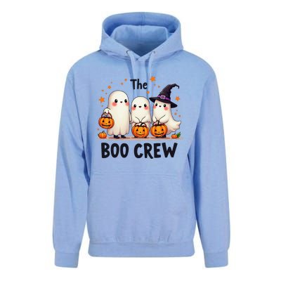 The Boo Crew Funny Family Ghosts Halloween Unisex Surf Hoodie