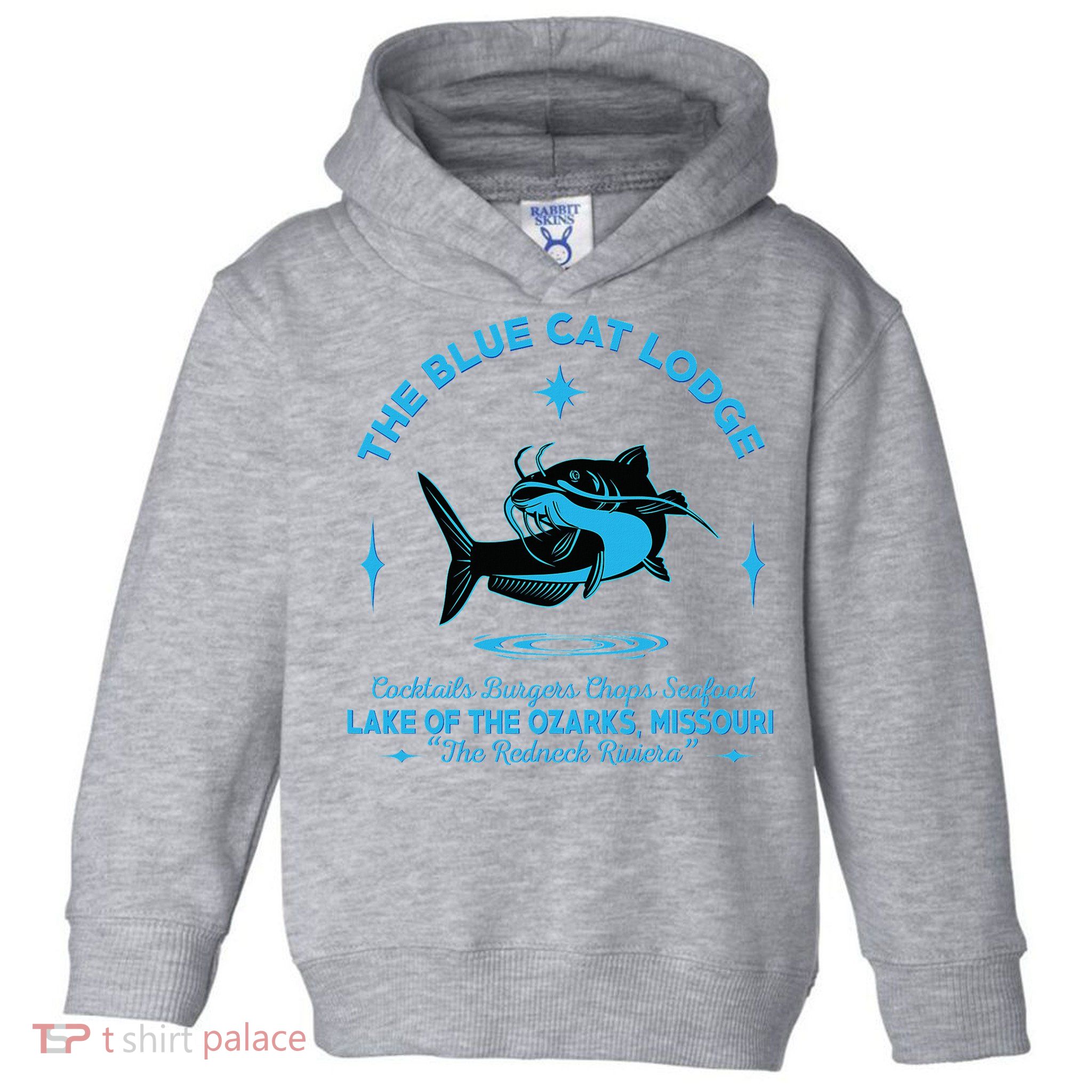 The Blue Cat Lodge Lake Of The Ozarks Missouri Classic Fish Toddler Hoodie