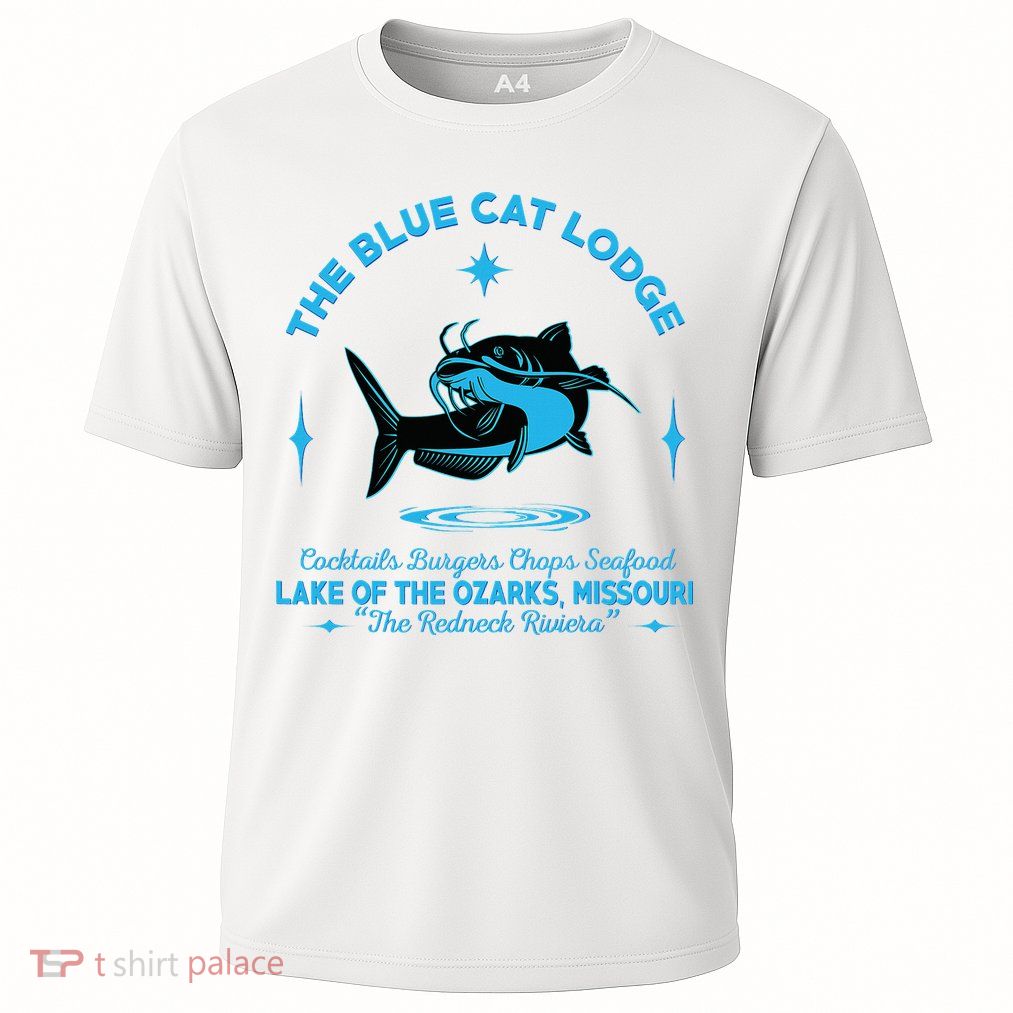 The Blue Cat Lodge Lake Of The Ozarks Missouri Classic Fish Performance Shirt