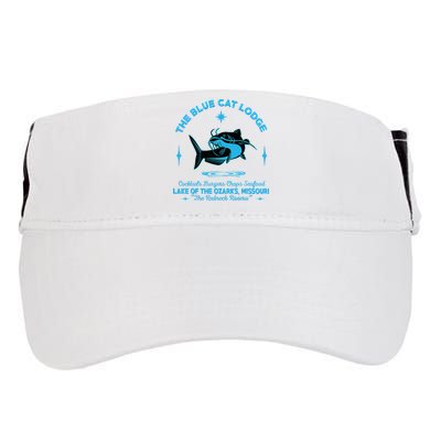 The Blue Cat Lodge Lake Of The Ozarks Missouri Classic Fish Adult Drive Performance Visor