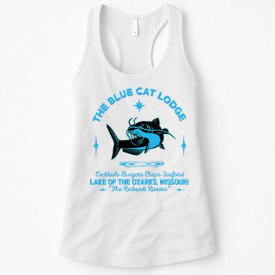 The Blue Cat Lodge Lake Of The Ozarks Missouri Classic Fish Womens Tank Top