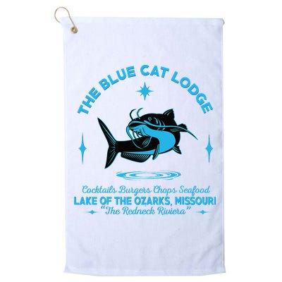The Blue Cat Lodge Lake Of The Ozarks Missouri Classic Fish Golf Towel