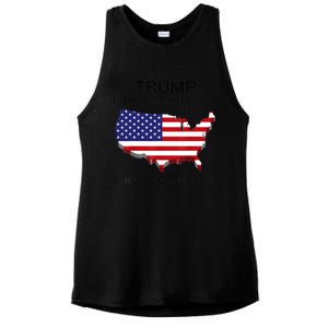 Trump Better Coverage Than 5g Can You Hear Us Now Politics Ladies PosiCharge Tri-Blend Wicking Tank