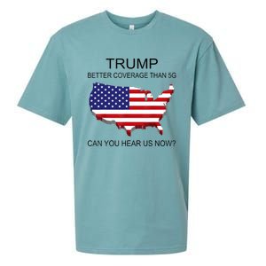 Trump Better Coverage Than 5g Can You Hear Us Now Politics Sueded Cloud Jersey T-Shirt