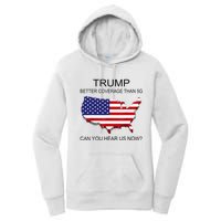 Trump Better Coverage Than 5g Can You Hear Us Now Politics Women's Pullover Hoodie