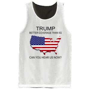 Trump Better Coverage Than 5g Can You Hear Us Now Politics Mesh Reversible Basketball Jersey Tank