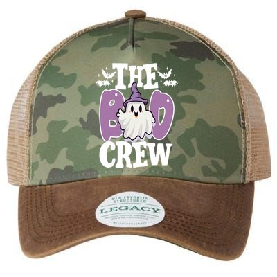 The Boo Crew Cute Halloween Ghost Legacy Tie Dye Trucker Hat
