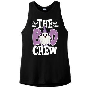 The Boo Crew Cute Halloween Ghost Ladies PosiCharge Tri-Blend Wicking Tank