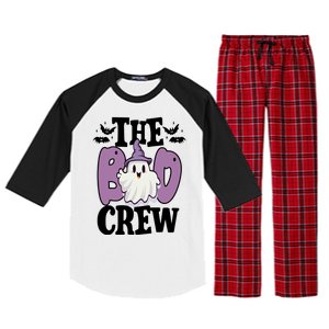 The Boo Crew Cute Halloween Ghost Raglan Sleeve Pajama Set