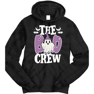 The Boo Crew Cute Halloween Ghost Tie Dye Hoodie