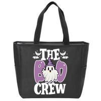 The Boo Crew Cute Halloween Ghost Zip Tote Bag