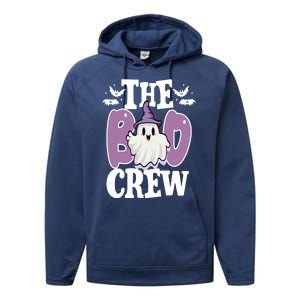 The Boo Crew Cute Halloween Ghost Performance Fleece Hoodie