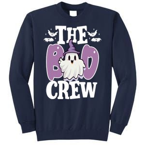 The Boo Crew Cute Halloween Ghost Tall Sweatshirt