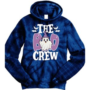 The Boo Crew Cute Halloween Ghost Tie Dye Hoodie